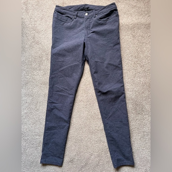 Mens Lululemon ABC Slim Fit Pants Tech Canvas 33x33 - Picture 1 of 10